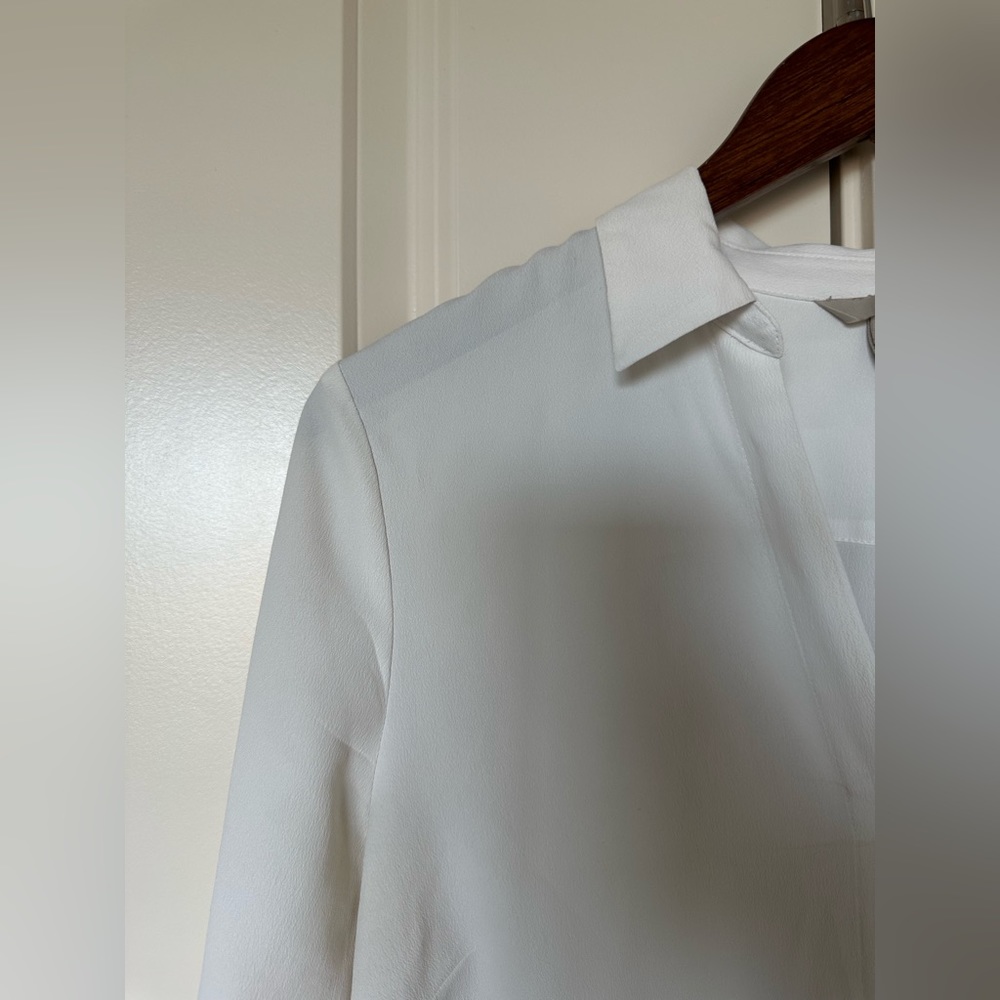 White H&M Button Up